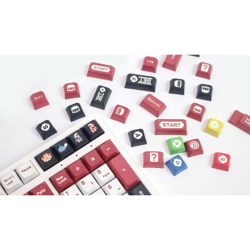 GMK Tay Cầm Chơi Game Keycap, 134 Phím Keycaps PBT XDA Hồ Sơ DYE-SUB Cá Tính Cho MX Công Tắc Bàn Phím Cơ