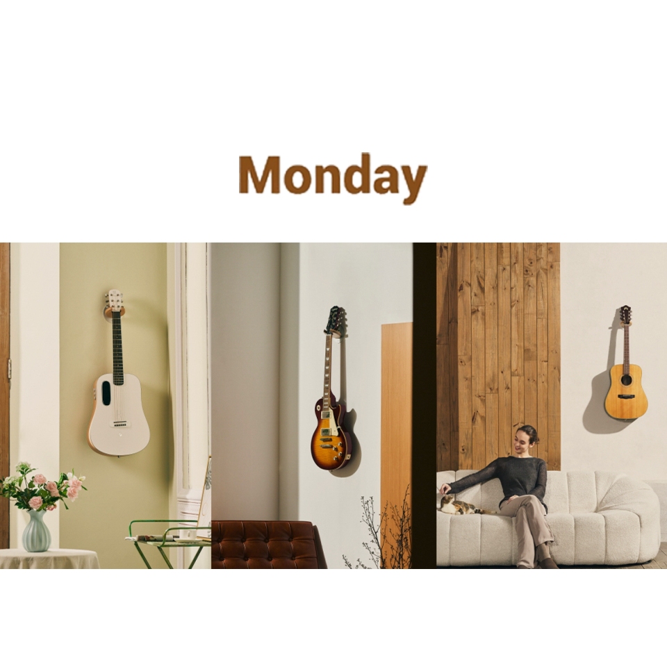 Monday Guitar Hanger Móc Treo Đàn Guitarmonday Đơn Giản Và Nhẹ Nhàng