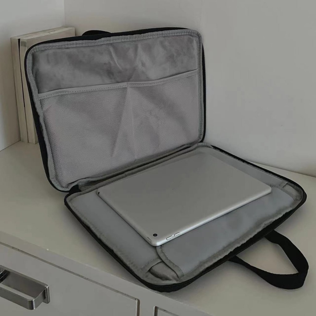Túi Đựng laptop 13.3 15.6 14.1 15.4 inch Thêu Họa Tiết Phong Cách Hàn Quốc