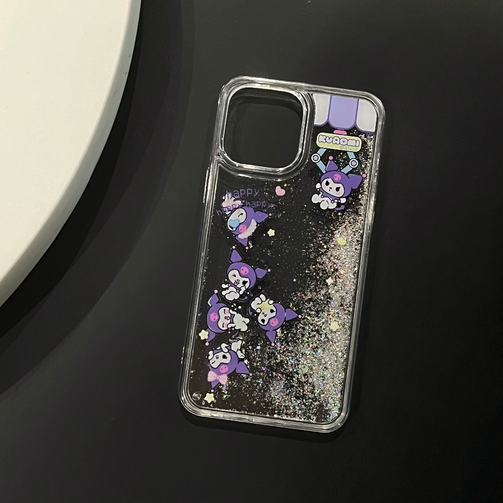 Trong Suốt Ốp Điện Thoại Kim Tuyến Nước Lấp Lánh Cho iphone 15 14 13 11 12 pro max xr x