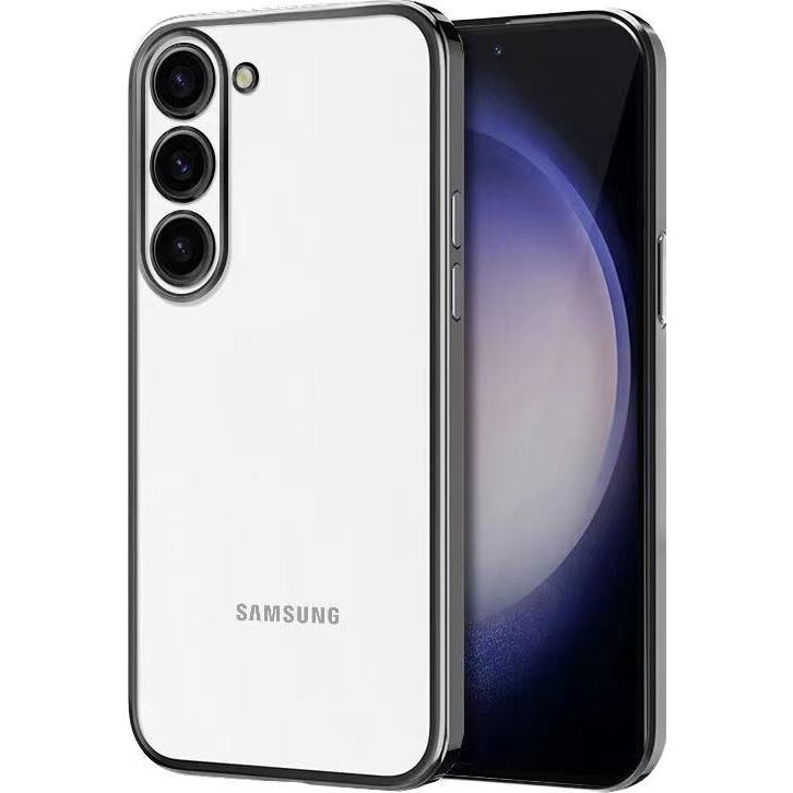 Ốp điện thoại silicon siêu mỏng trong suốt mạ điện cho Samsung Galaxy S21 S22 Plus Ultra  s21 fe