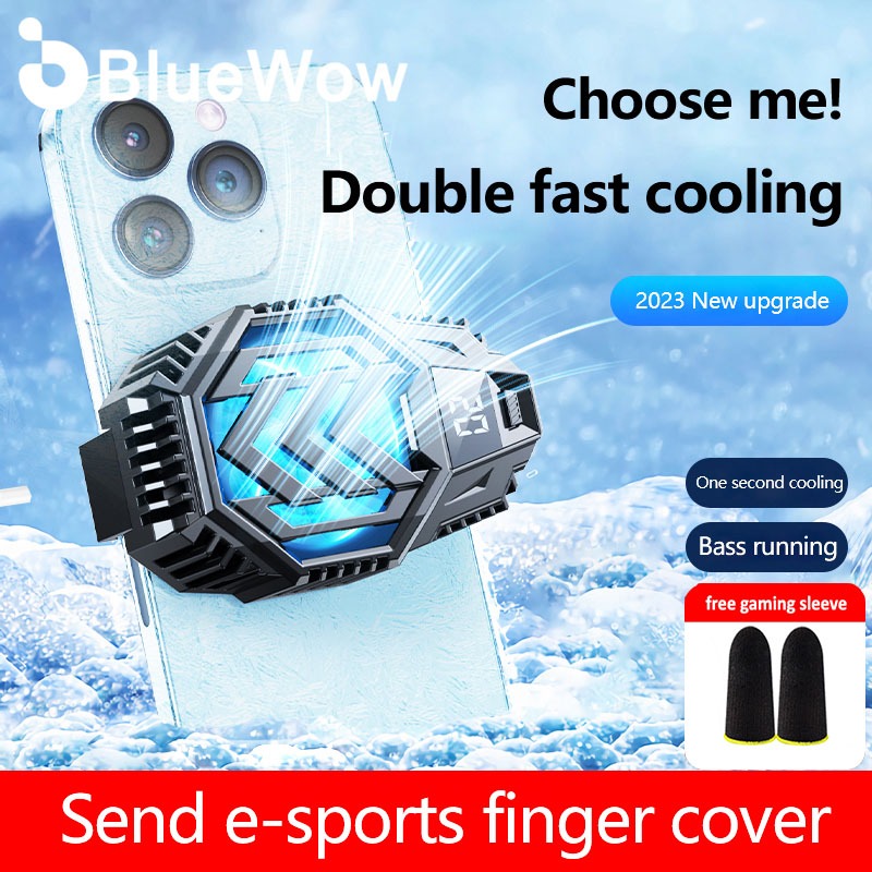 Quạt Tản Nhiệt Di Động bluewow dy20 Cho Điện Thoại pugb