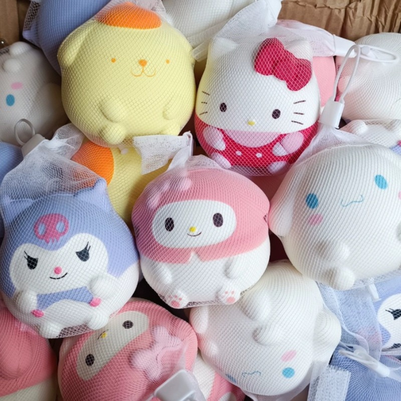 Sanrio Đồ Chơi Nắn Bóp Đàn Hồi Giảm stress Hình Thỏ