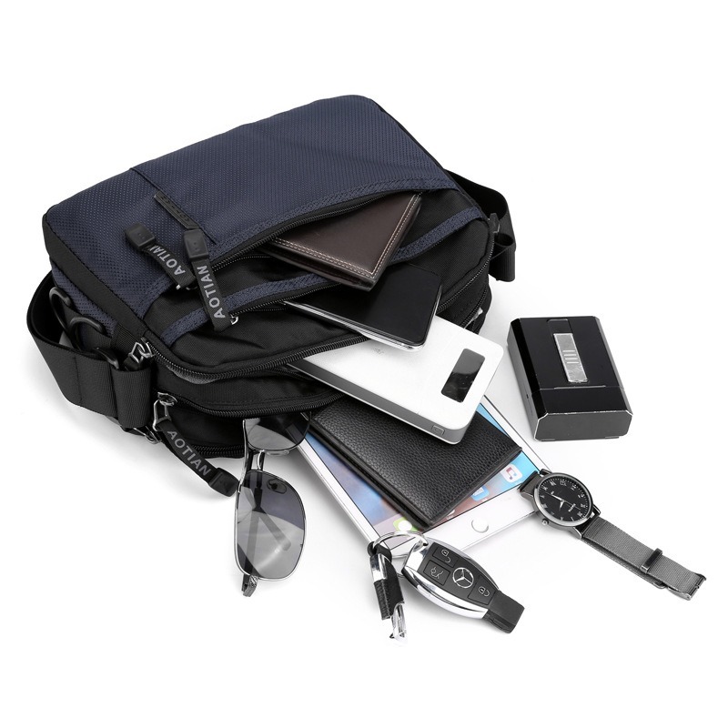 Mới Túi Đeo Chéo Nhiều Ngăn Đa Năng Thời Trang Cho Nam