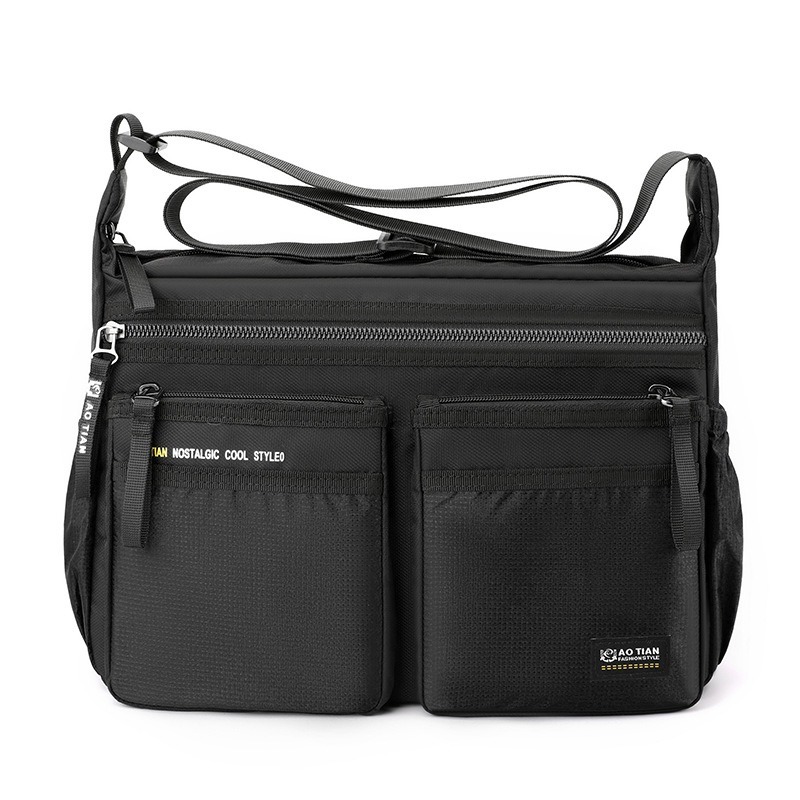 Túi Đeo Vai Cỡ Lớn Bằng Vải oxford Màu Tương Phản Thời Trang Đơn Giản Cho Nam