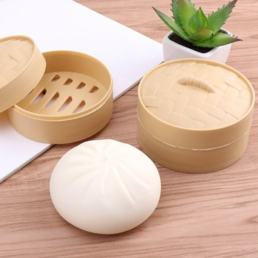 ● Đồ chơi bánh bao nắn bóp giúp giúp giảm căng thẳng