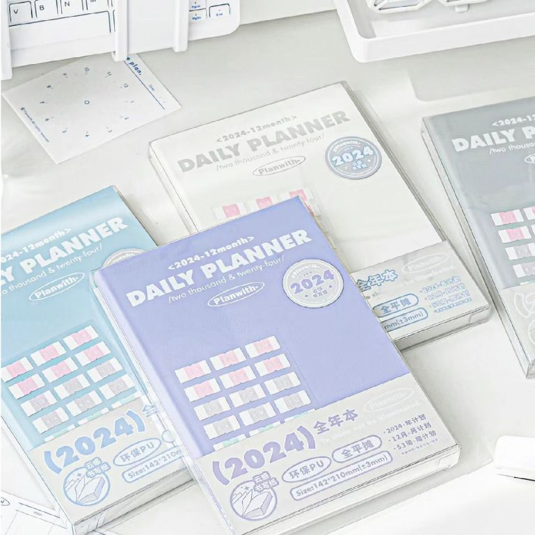 Ohaya 2024 Sổ Tay Ghi Kế Hoạch Hàng Ngày / Lên Kế Hoạch Lịch Trình / Kế Hoạch Hàng Ngày 365dyas Chất Liệu Da Tự Làm