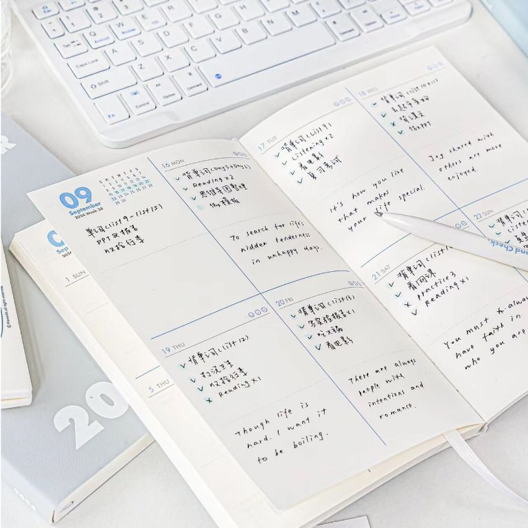 Ohaya 2024 Sổ Tay Ghi Kế Hoạch Hàng Ngày / Lên Kế Hoạch Lịch Trình / Kế Hoạch Hàng Ngày 365dyas Chất Liệu Da Tự Làm