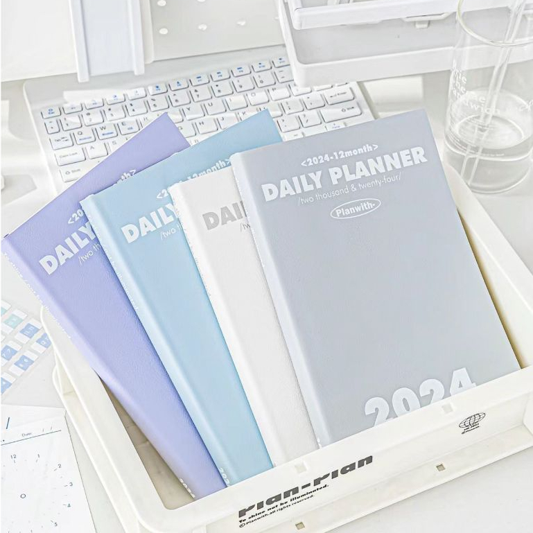 Ohaya 2024 Sổ Tay Ghi Kế Hoạch Hàng Ngày / Lên Kế Hoạch Lịch Trình / Kế Hoạch Hàng Ngày 365dyas Chất Liệu Da Tự Làm