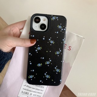 Đen Ốp Điện Thoại Silicon Mềm Chống Sốc Họa Tiết Hoa Đơn Giản Cho iphone 15 14 13 12 11 pro max