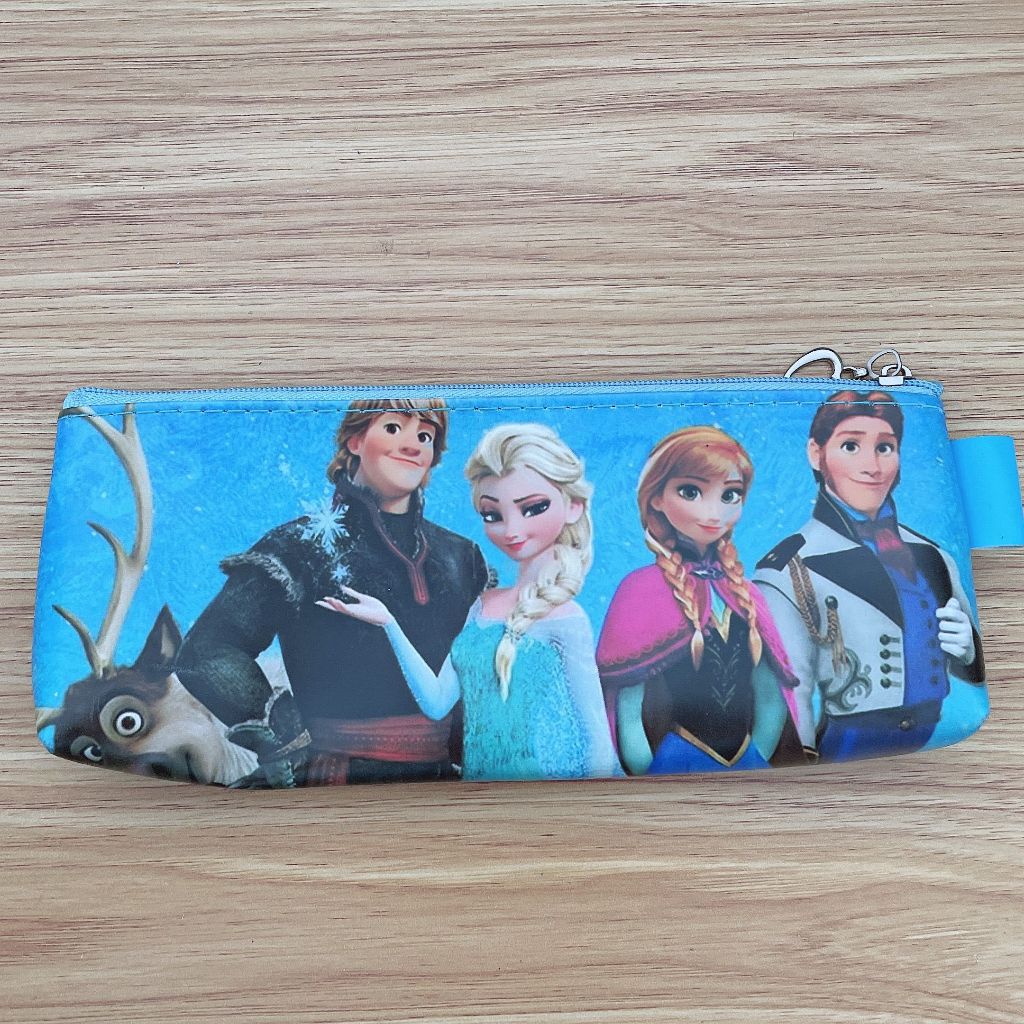Ví Đựng Tiền Xu 20 * 10cm In Hình Công Chúa disney frozen 6 elsa anna baymax Dễ Thương