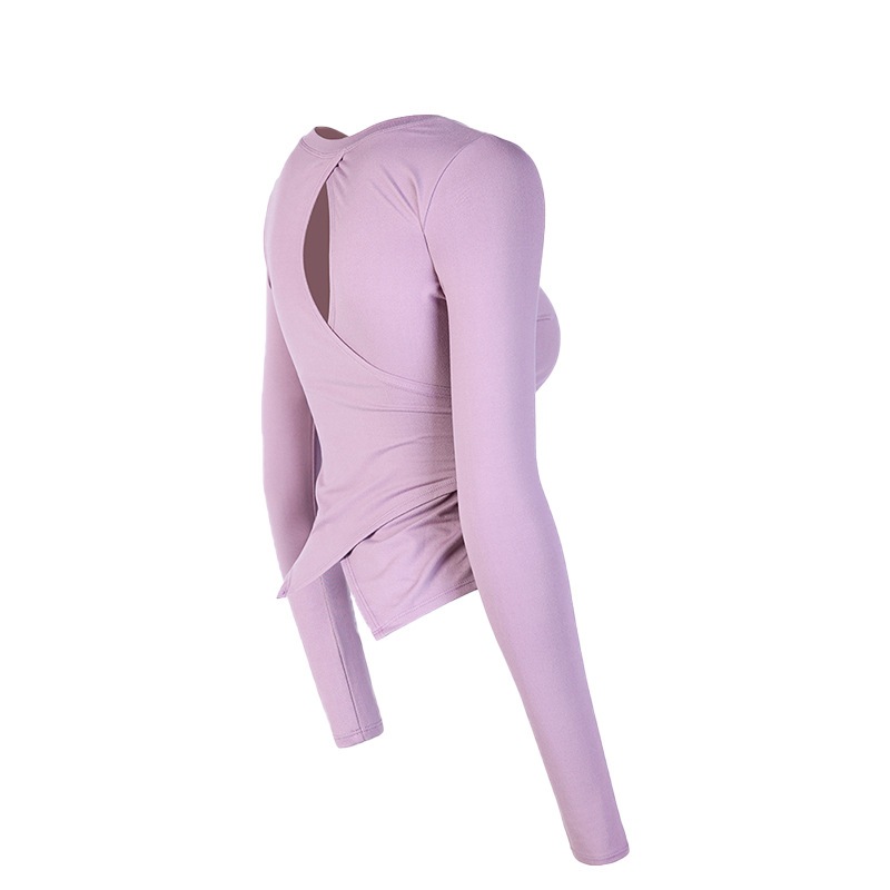 Lulu Áo Thun Thể Thao Dài Tay Ôm Dáng Mau Khô Thời Trang Xuân Thu Cho Nữ