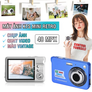 Máy ảnh kĩ thuật số digital mini camera v2 - quay, chụp 48MP, siêu mỏng nhỏ gọn 2.7 Inch TFT LCD Display 18MP 48MP