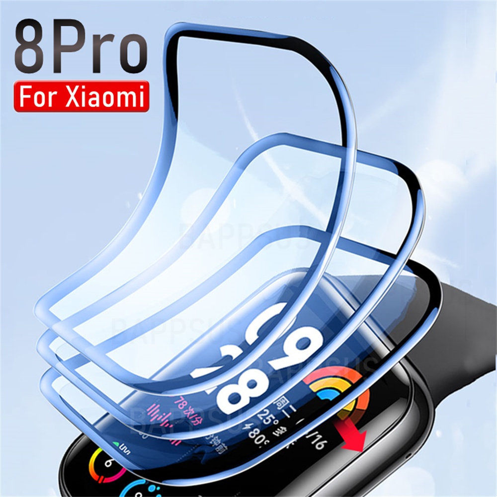 Miếng Dán Bảo Vệ Màn Hình 3d Cho Xiaomi Mi Band 8 Pro / Mi Band 7 Pro / Xiaomi Smart Band 8 Active