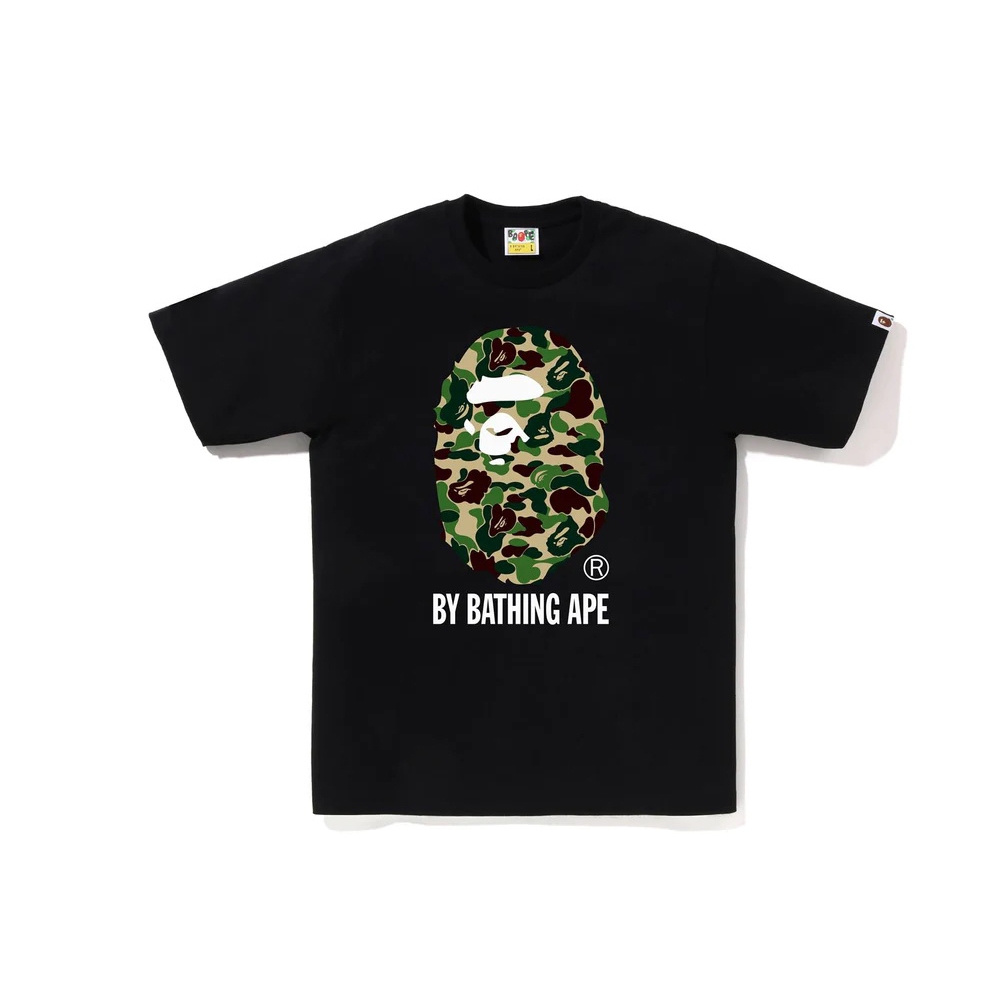 Bape Áo Thun Tay Ngắn Cổ Tròn Chất Liệu cotton Nguyên Chất In Họa Tiết Cá Tính