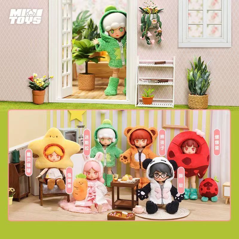 Đồ Chơi Búp Bê Bé Gái mini Dễ Thương Trang Trí Tiệc Tùng