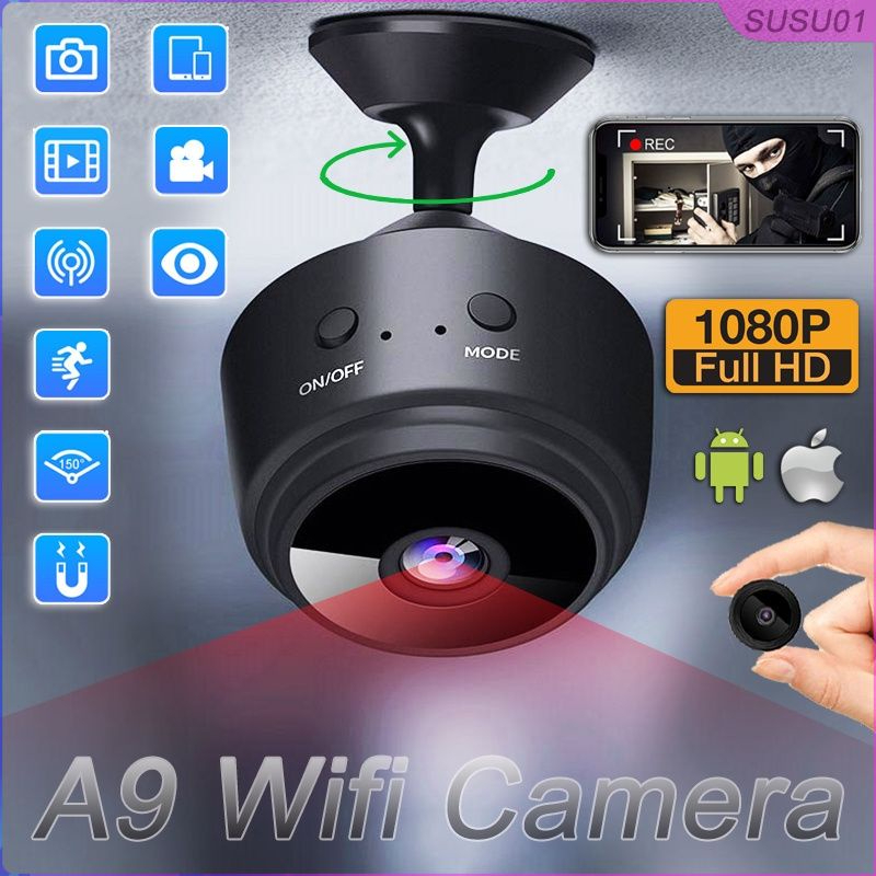 Camera ẨN Không Dây a9 1080p hd cctv Cho ĐiệN ThoạI