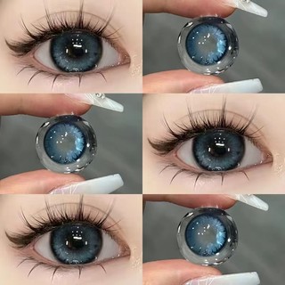 2 cái/đôi ksseye kính áp tròng màu, (0~-8.00) màu xanh lá cây 14.2mm năm sử dụng mắt mỹ phẩm liên hệ kính áp tròng hydrogel