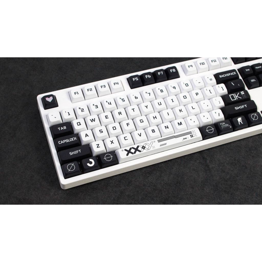 GMK In Keycap, 132 Phím Keycaps PBT XDA Profile DYE-SUB Cá Tính Cho MX Switch Bàn Phím Cơ