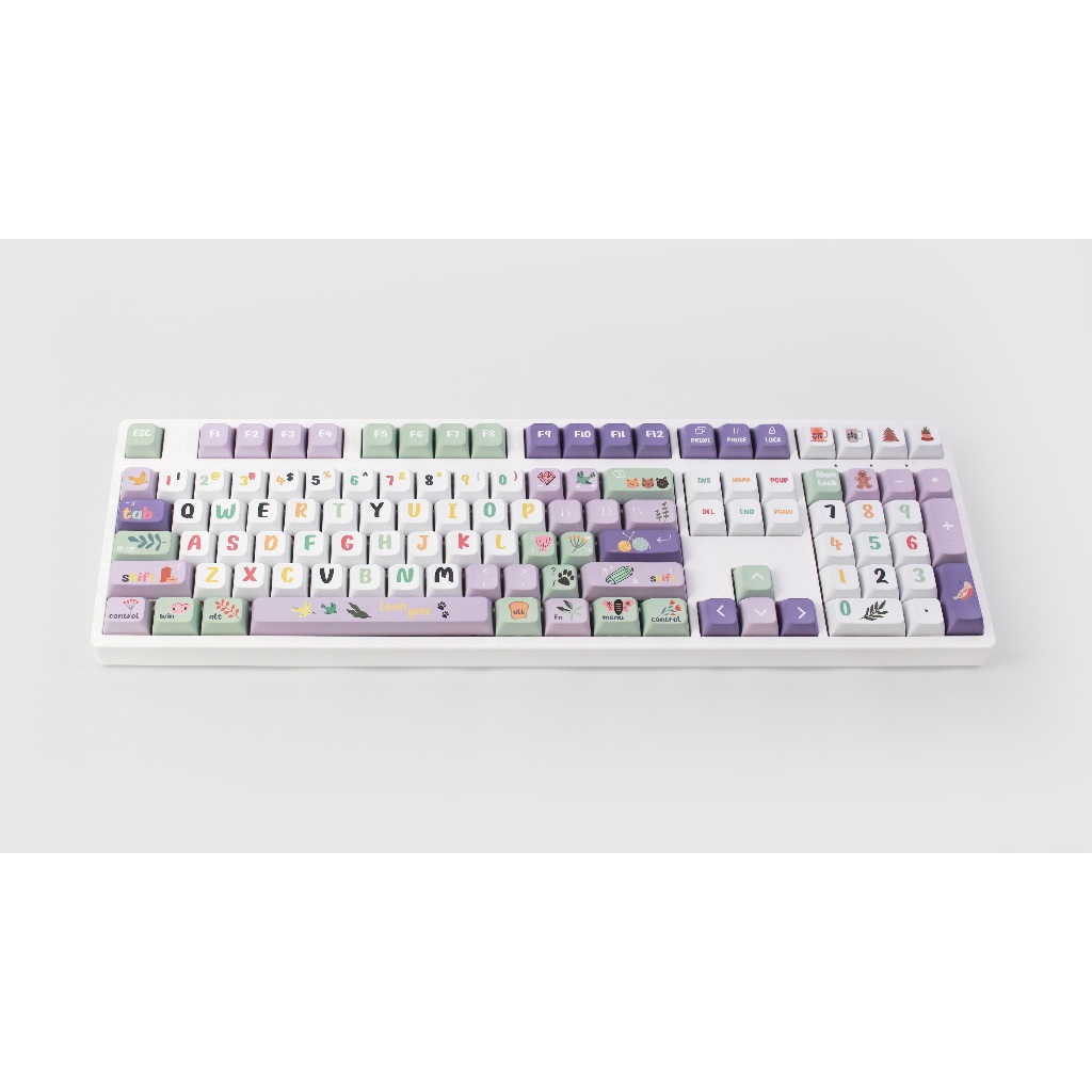 Gmk Nắp Bàn Phím 124 Phím Pkt xda profile Nhuộm Màu Cá Nhân Hóa Ban Đêm Dành Cho Bàn Phím Cơ mx Switch