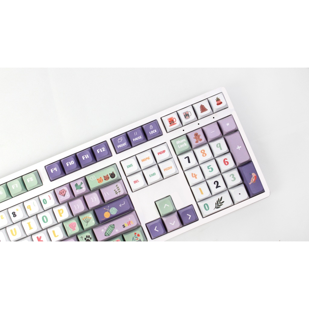 Gmk Nắp Bàn Phím 124 Phím Pkt xda profile Nhuộm Màu Cá Nhân Hóa Ban Đêm Dành Cho Bàn Phím Cơ mx Switch