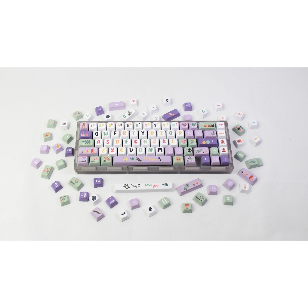 Gmk Nắp Bàn Phím 124 Phím Pkt xda profile Nhuộm Màu Cá Nhân Hóa Ban Đêm Dành Cho Bàn Phím Cơ mx Switch