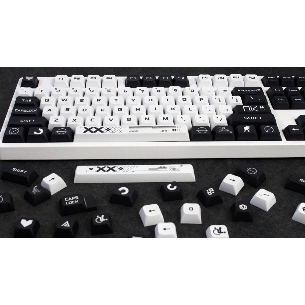 GMK In Keycap, 132 Phím Keycaps PBT XDA Profile DYE-SUB Cá Tính Cho MX Switch Bàn Phím Cơ