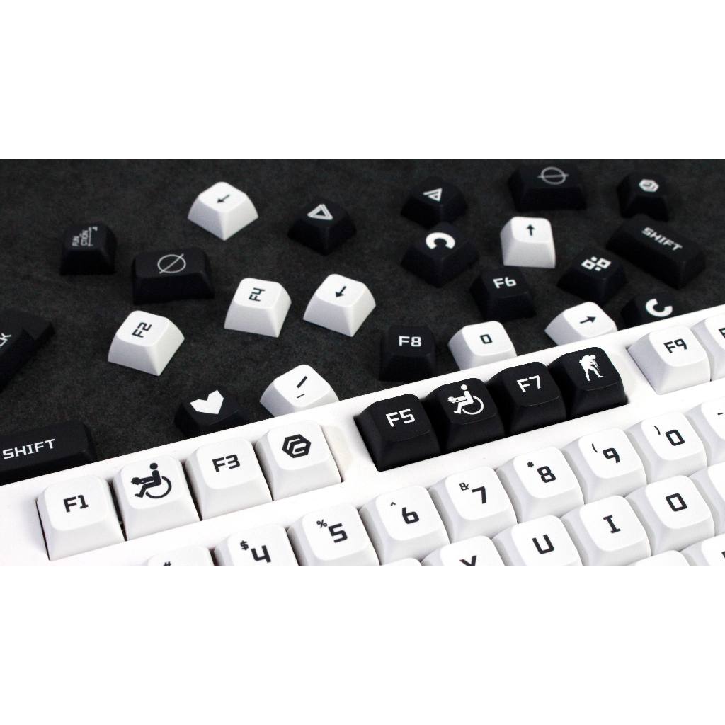 GMK In Keycap, 132 Phím Keycaps PBT XDA Profile DYE-SUB Cá Tính Cho MX Switch Bàn Phím Cơ