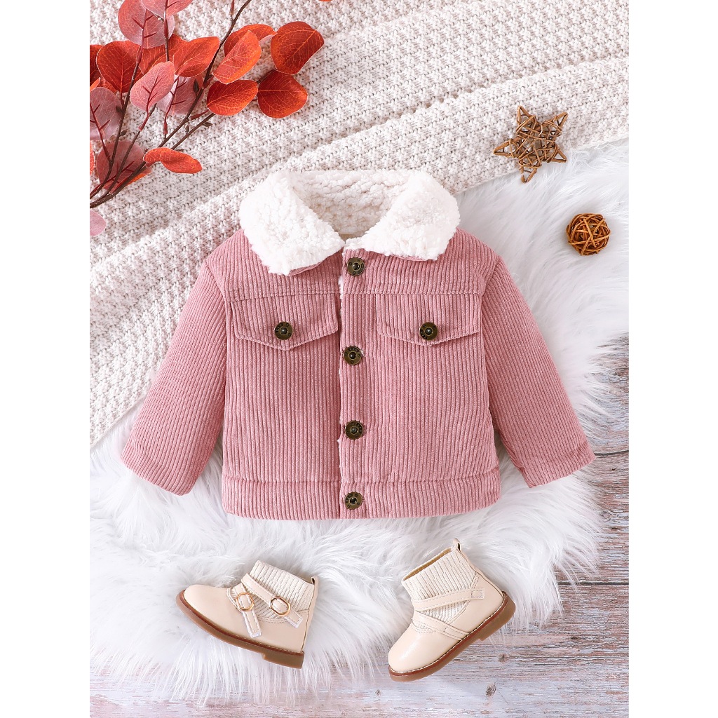 Áo Khoác Cotton Tay Dài Giữ Ấm Mùa Đông Thời Trang Cho Bé Trai 0-3 Tahun