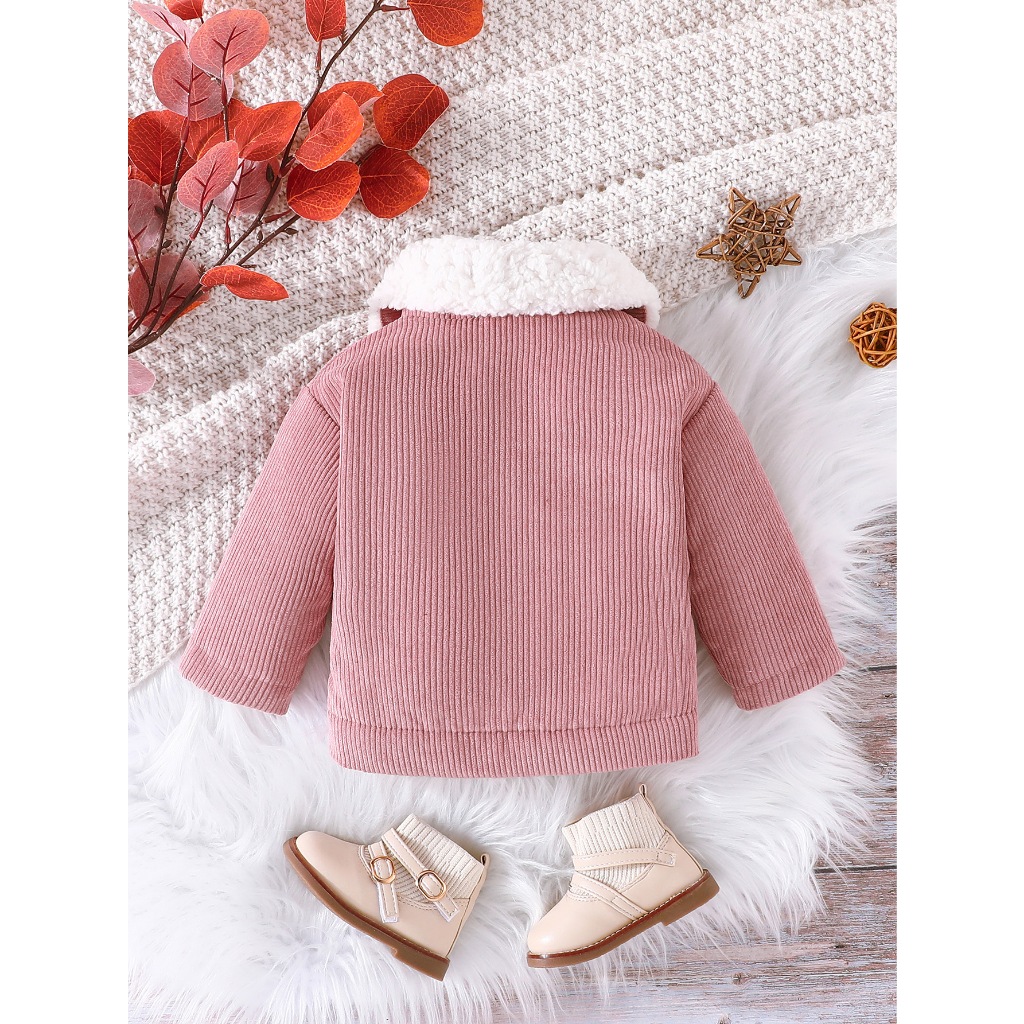 Áo Khoác Cotton Tay Dài Giữ Ấm Mùa Đông Thời Trang Cho Bé Trai 0-3 Tahun