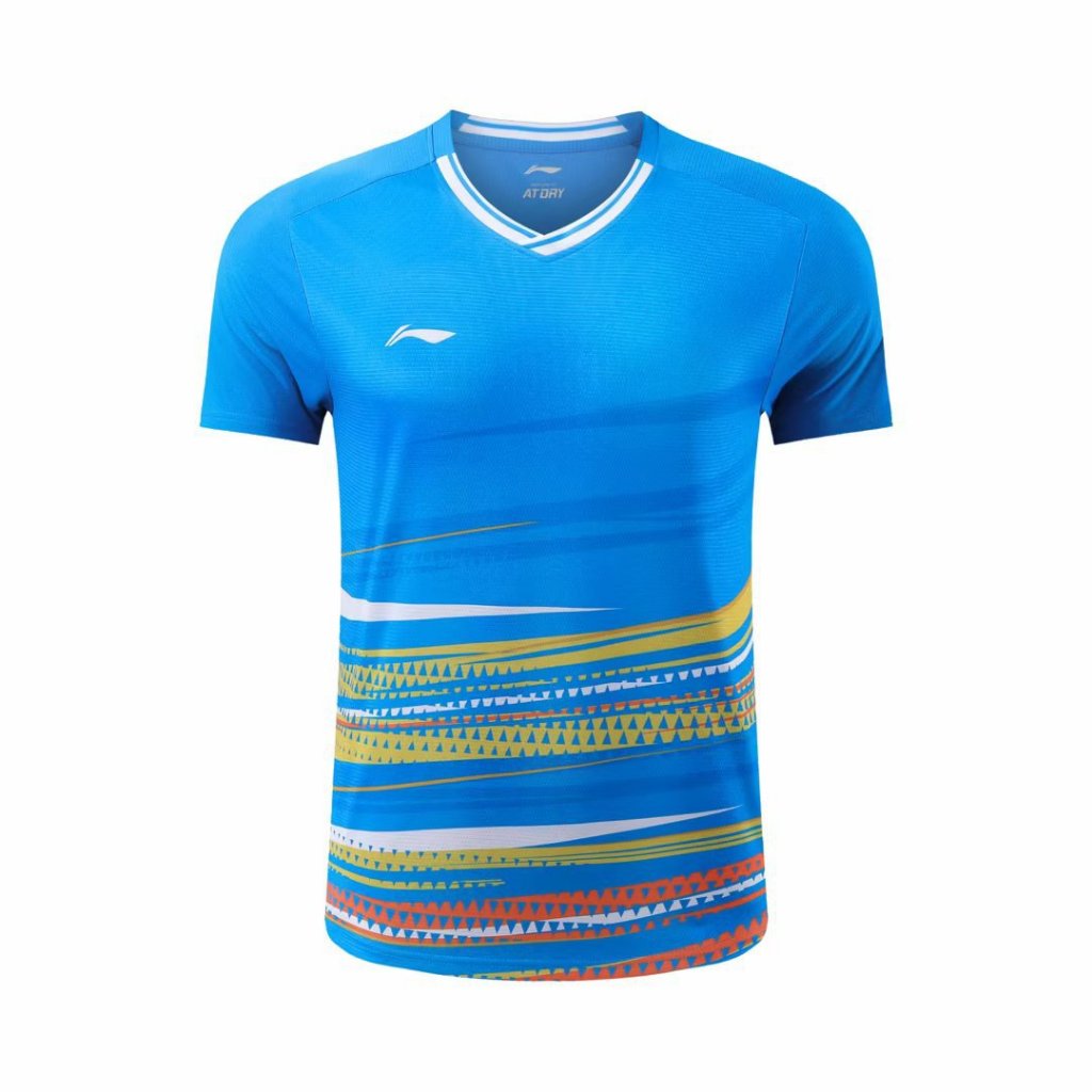 Li ning Bộ Đồ Thể Thao Cầu Lông Ngắn Tay Thoáng Khí Mau Khô Cho Nam Và Nữ
