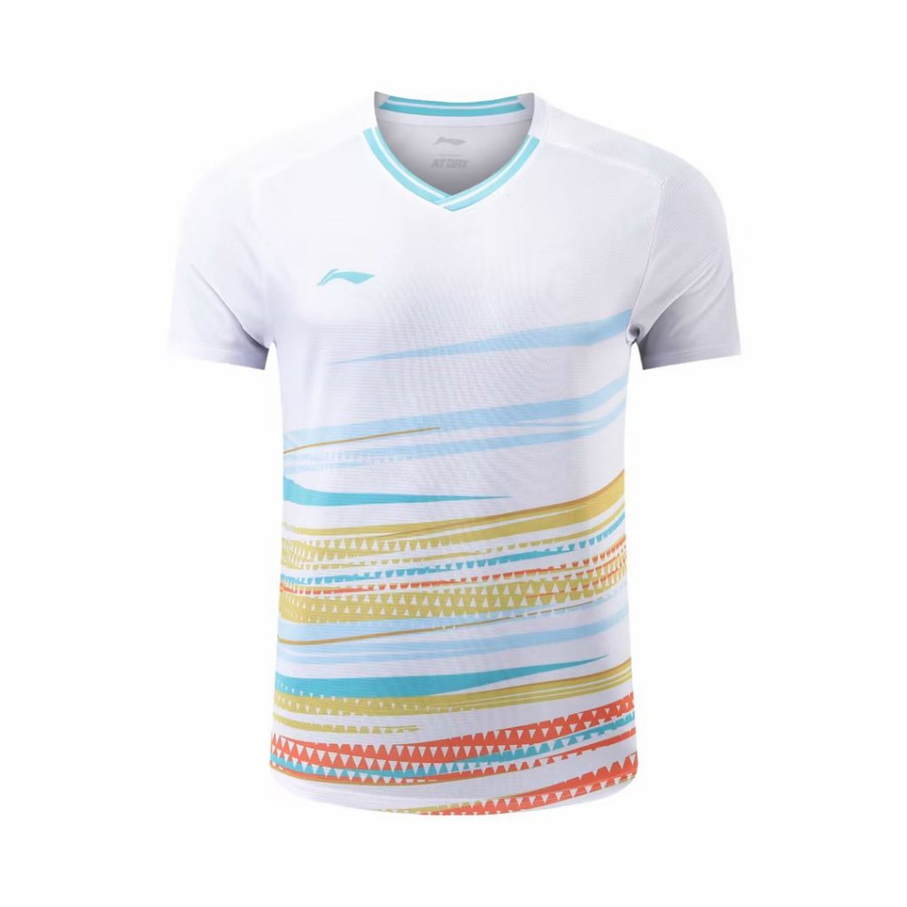 Li ning Bộ Đồ Thể Thao Cầu Lông Ngắn Tay Thoáng Khí Mau Khô Cho Nam Và Nữ