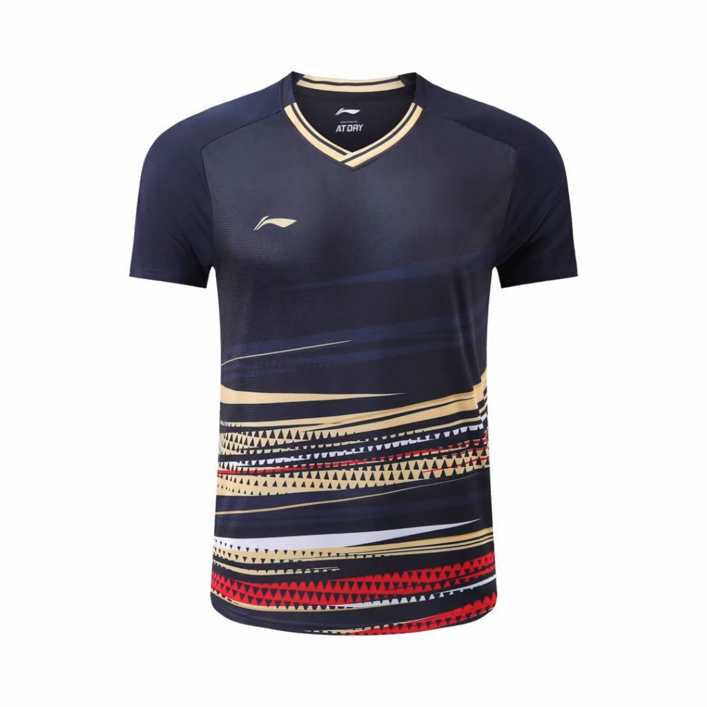 Li ning Bộ Đồ Thể Thao Cầu Lông Ngắn Tay Thoáng Khí Mau Khô Cho Nam Và Nữ