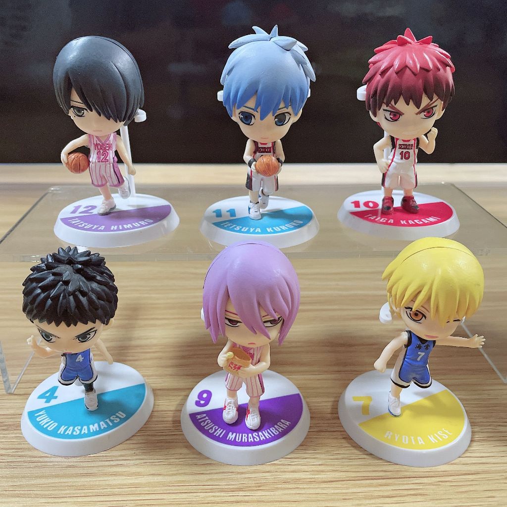 Set 6 Mô Hình Mô Phỏng Nhân Vật Phim kuroko 'S basketball 8cm
