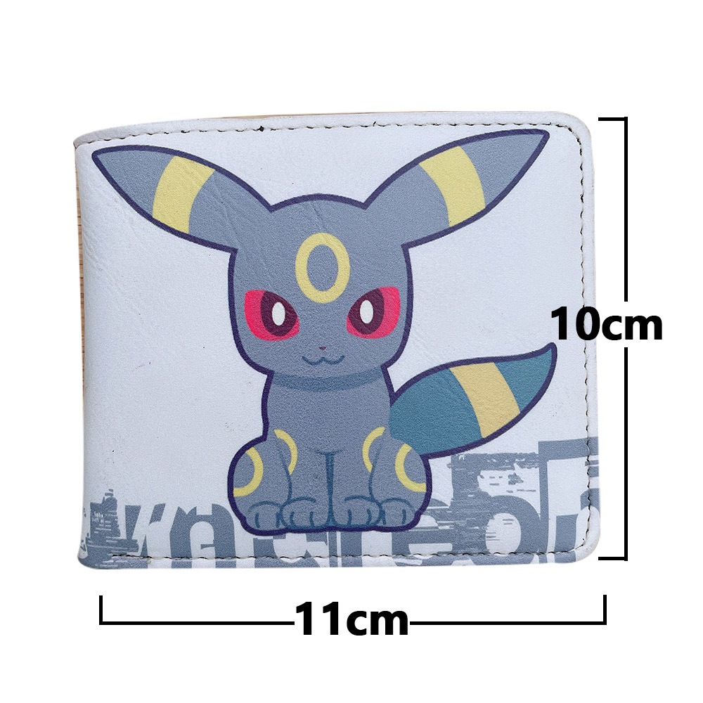 Ví Da pu mini Đa Năng In Họa Tiết pokemon minions one piece Rronoa zoro Cho Bé Trai