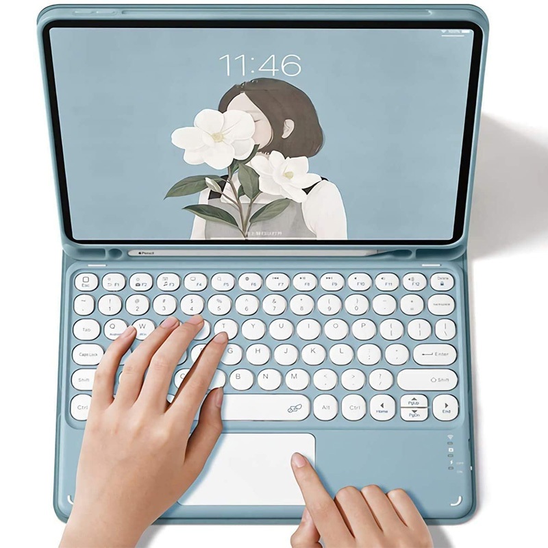 Ốp Bao Da Máy Tính Bảng Có Bàn Phím Không Dây Cho samsung galaxy tab a9 + 11 '' S sm-x210 / x216 Vỏ
