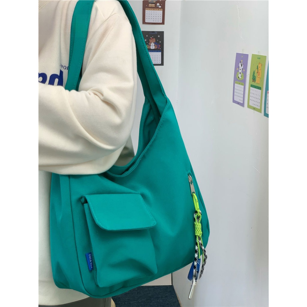 Mr.puffer Túi Đeo Vai canvas Sức Chứa Lớn Phong Cách inslin Đa Năng Cho Nam Và Nữ