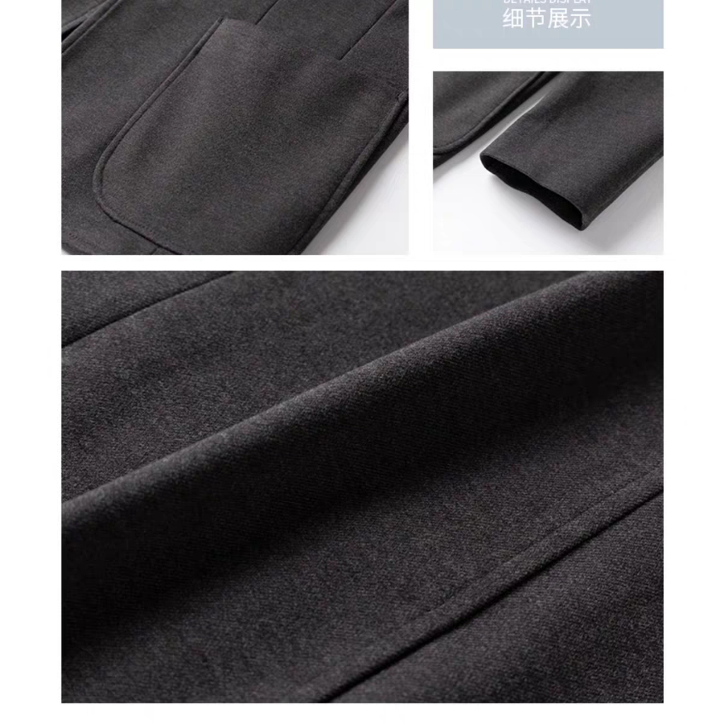 DICHUANGZHE Áo khoác vest nam công sở thời trang thu đông