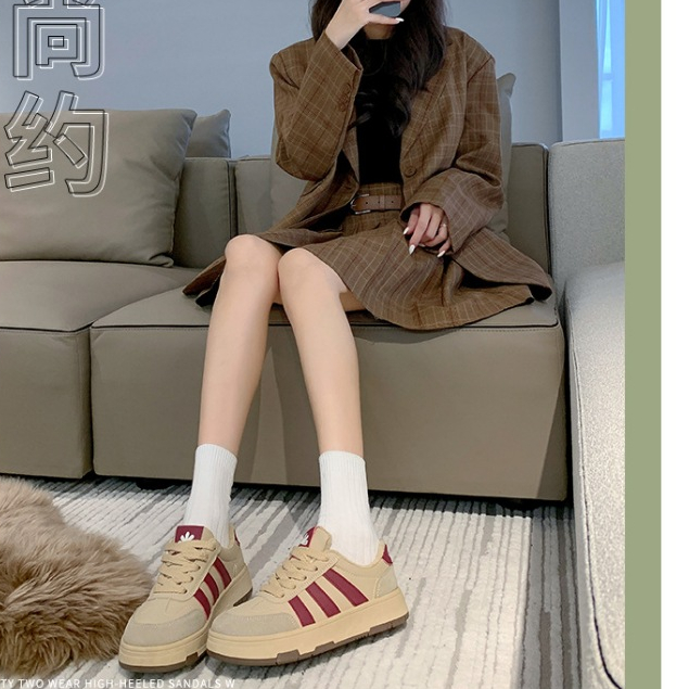 Giày Thể Thao Đế Dày Thời Trang Thu Đông Dành Cho Nữ