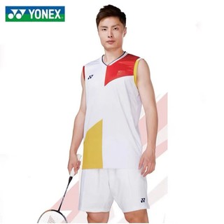 Yonex bộ quần áo thể thao sát nách thoáng khí nhanh khô năng động cho nam