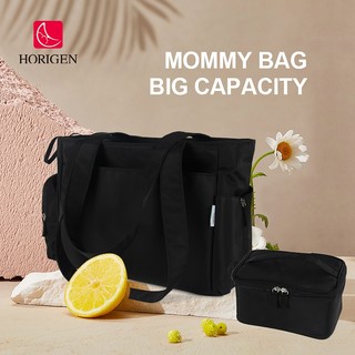 Túi Xách Vải Bỉm Sữa Đa Năng (Horigen) Balo Bỉm Sữa Cho Mẹ Và Bé  Túi Dung Tích Lớn Đựng Đồ Sơ Sinh