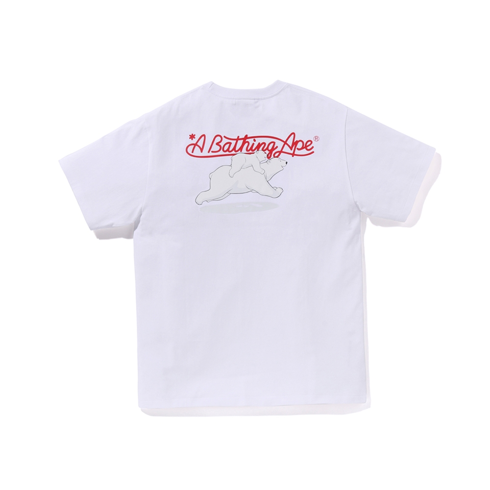 Bape Áo Thun Tay Ngắn Cổ Tròn Chất Liệu cotton Nguyên Chất In Họa Tiết Cá Tính
