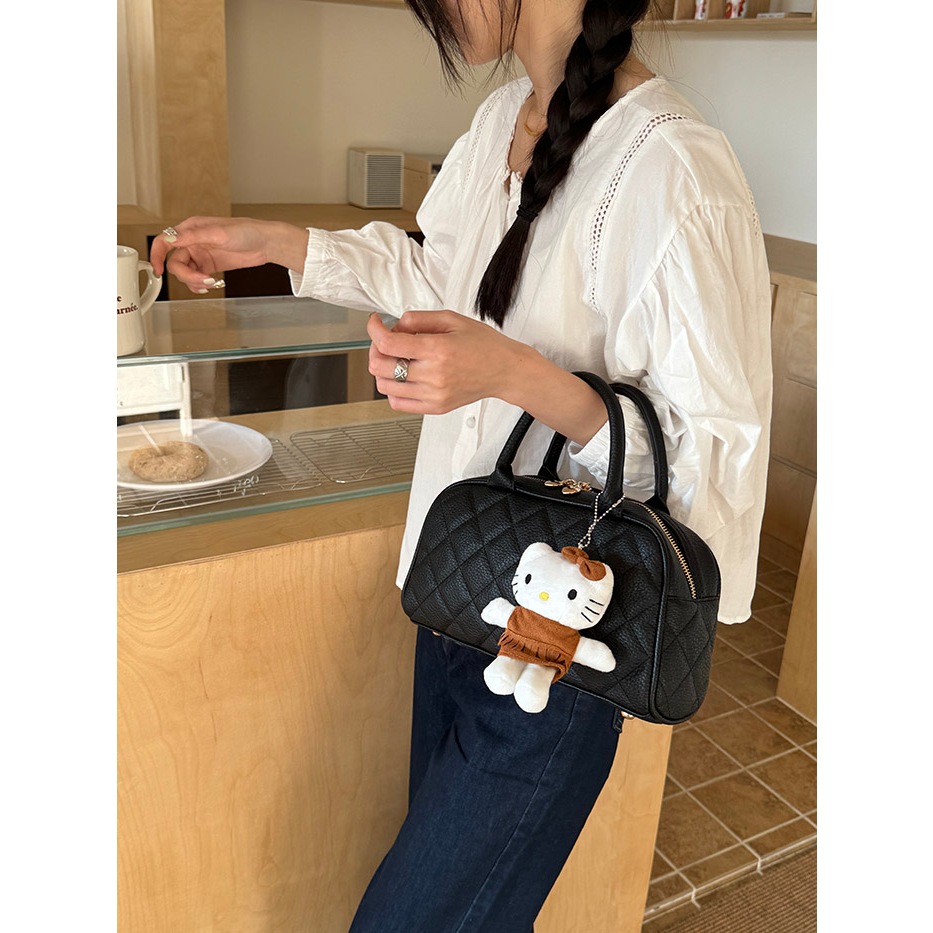 Dễ Thương Túi Cầm Tay Đựng Điện Thoại Hình Thoi Thời Trang Thu Đông Cho Nữ