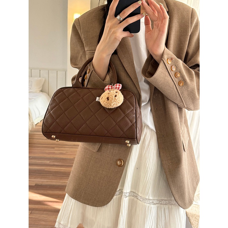 Dễ Thương Túi Cầm Tay Đựng Điện Thoại Hình Thoi Thời Trang Thu Đông Cho Nữ