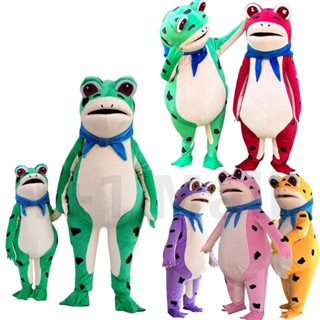 Bộ Đồ Bơm Hơi Hóa Trang Búp Bê Ếch Hoạt Hình Phong Cách Cặp Đôi Cóc oligo