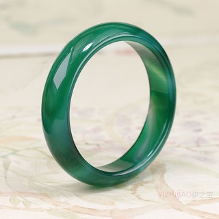 Vòng tay mã não xanh tự nhiên Màu xanh đậm Ánh sáng xanh lá cây Vòng tay ngọc bích Vòng tay Chalcedony