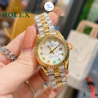 Bộ sưu tập cổ điển Thụy Sĩ Date La Mã dành cho nữ Đồng hồ đeo tay bằng thép không gỉ thạch anh thời trang sang trọng dành cho nữ