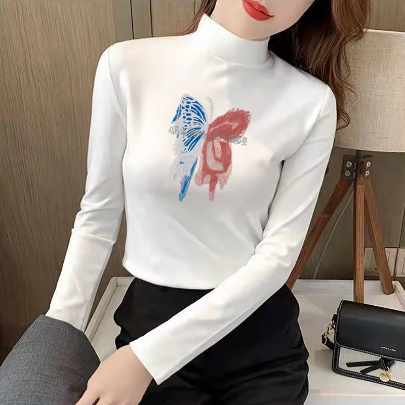 Áo Sơ Mi Tay Dài Cổ Cao oversize 3xl Thời Trang Mùa Thu Cho Nữ #R1196