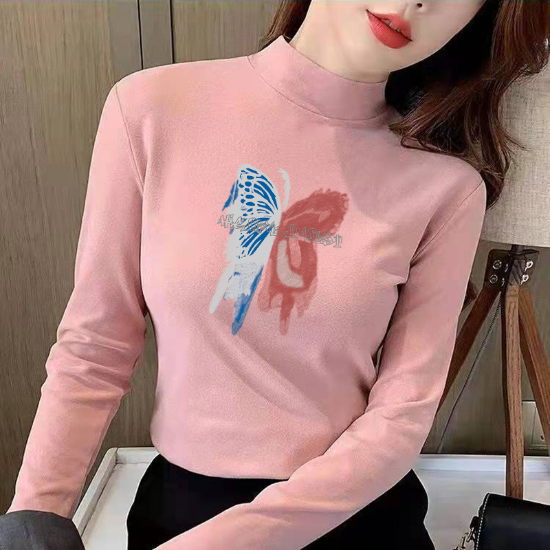 Áo Sơ Mi Tay Dài Cổ Cao oversize 3xl Thời Trang Mùa Thu Cho Nữ #R1196