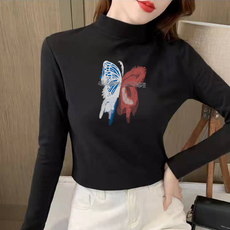 Áo Sơ Mi Tay Dài Cổ Cao oversize 3xl Thời Trang Mùa Thu Cho Nữ #R1196